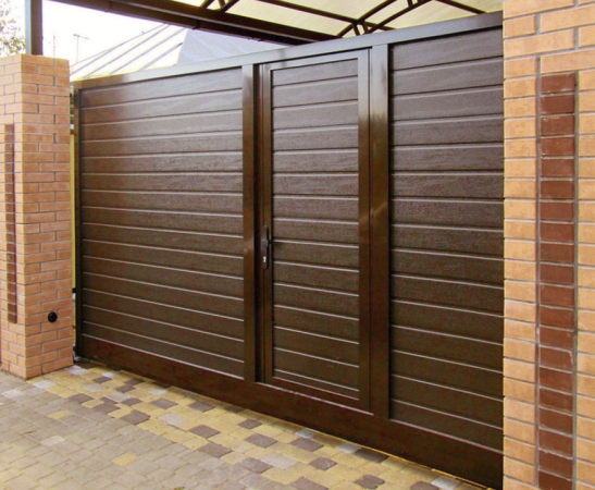 Ворота с калиткой в Апшеронске