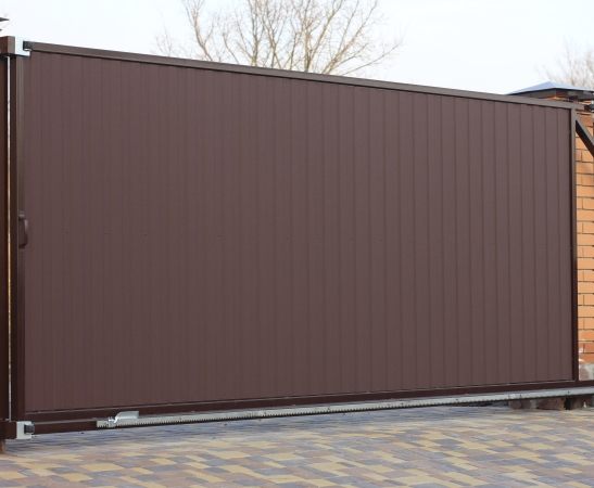 Откатные ворота в Апшеронске