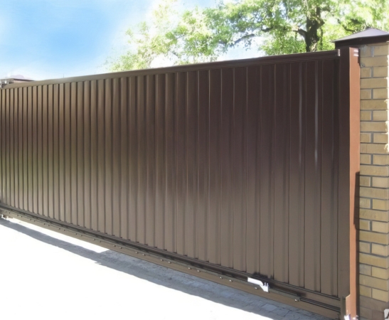 Ворота из профнастила в Апшеронске