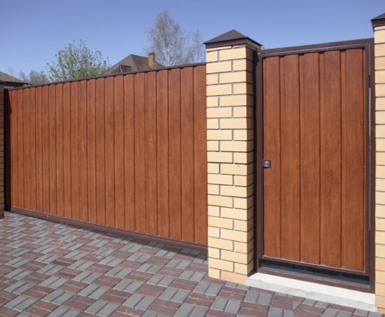 Ворота из металлического сайдинга в Апшеронске