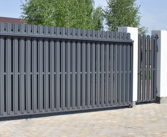 Ворота из штакетника в Апшеронске